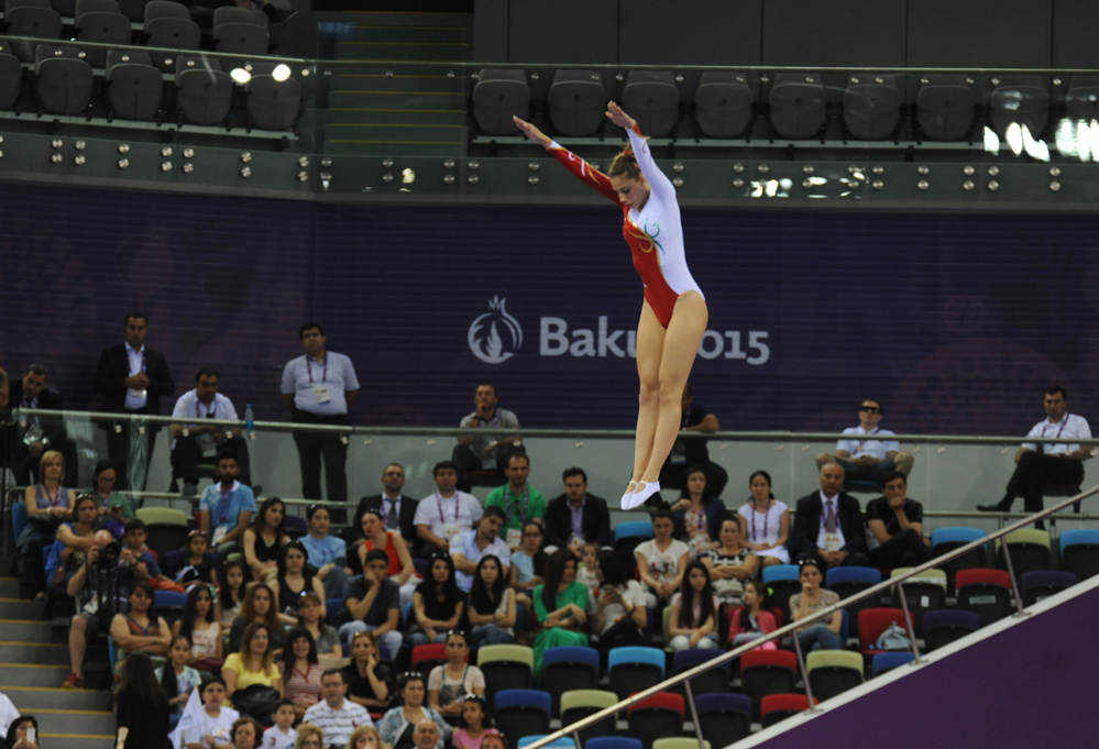 Trampoline events continue at Baku 2015 (PHOTO)