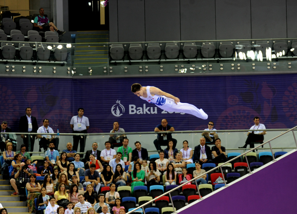 Trampoline events continue at Baku 2015 (PHOTO)