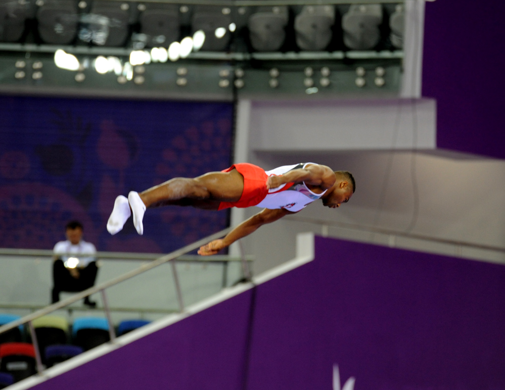 Trampoline events continue at Baku 2015 (PHOTO)