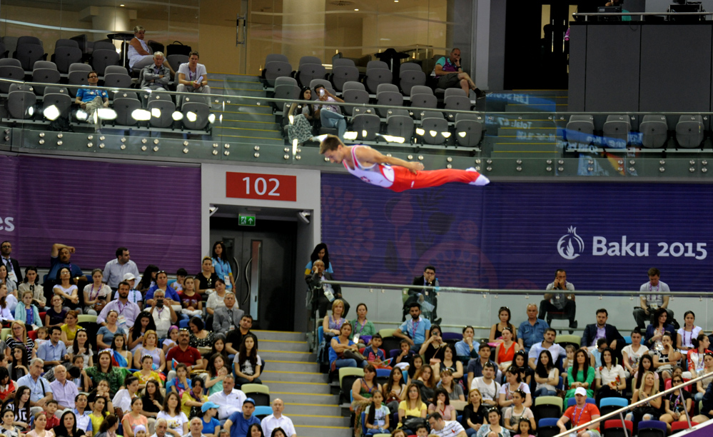 Trampoline events continue at Baku 2015 (PHOTO)