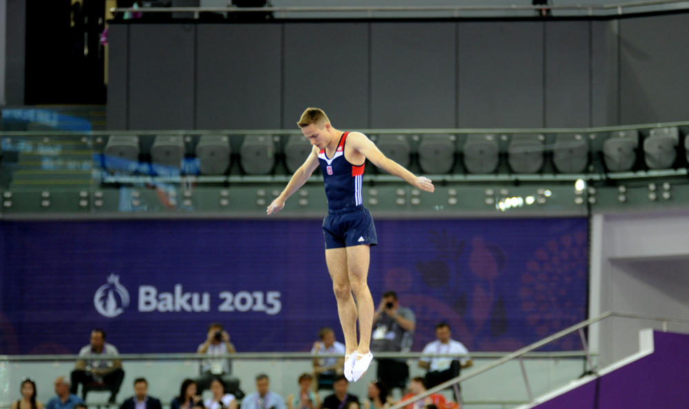Trampoline events continue at Baku 2015 (PHOTO)