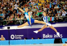 Azerbaijani gymnasts on sixth day of first European Games in Baku (PHOTO SESSION)