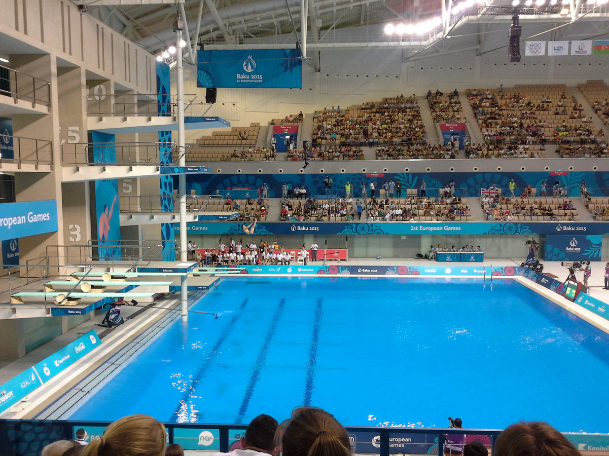 Diving events start at Baku 2015