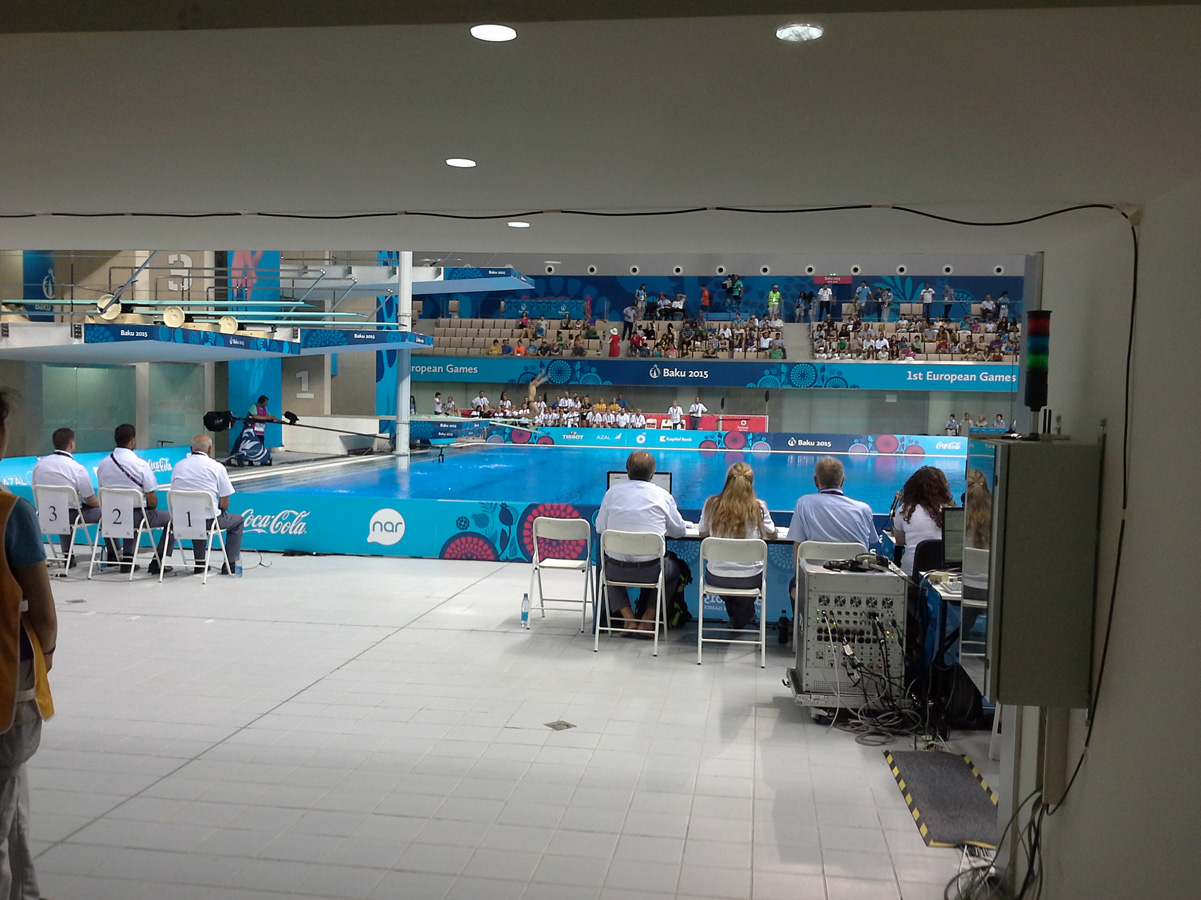 Diving events start at Baku 2015