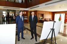 Azerbaijani president visits embassy of Turkey (PHOTO)