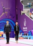 Azerbaijan’s first lady awards artistic gymnastics winners of Baku 2015 (PHOTO) (VIDEO)