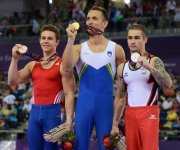 Azerbaijan’s first lady awards artistic gymnastics winners of Baku 2015 (PHOTO) (VIDEO)