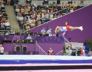 Baku 2015: Azerbaijani gymnast wins silver in pommel horse exercise (PHOTO)