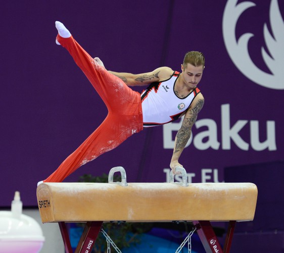 Azerbaijan’s first lady awards artistic gymnastics winners of Baku 2015 (PHOTO) (VIDEO)