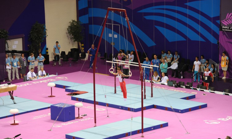 Azerbaijan’s first lady awards artistic gymnastics winners of Baku 2015 (PHOTO) (VIDEO)