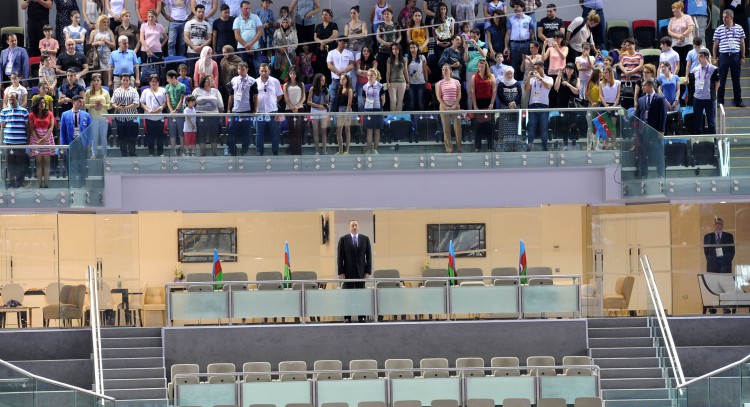 Azerbaijan’s first lady awards artistic gymnastics winners of Baku 2015 (PHOTO) (VIDEO)