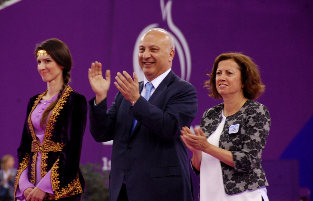 Awarding ceremony of athletes in artistic gymnastics at European Games held (PHOTO)  (VIDEO)