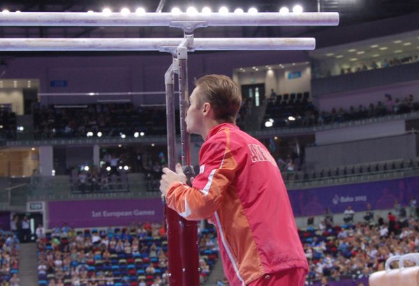 Historic victory of Azerbaijani athlete in artistic gymnastics on Day 9 of Baku 2015 (PHOTO)