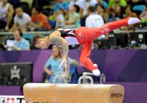 Historic victory of Azerbaijani athlete in artistic gymnastics on Day 9 of Baku 2015 (PHOTO)