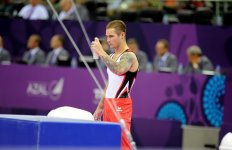 Historic victory of Azerbaijani athlete in artistic gymnastics on Day 9 of Baku 2015 (PHOTO)