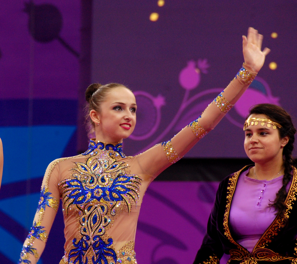 Azerbaijani gymnast Marina Durunda starts performance at Rio 2016 (Update)