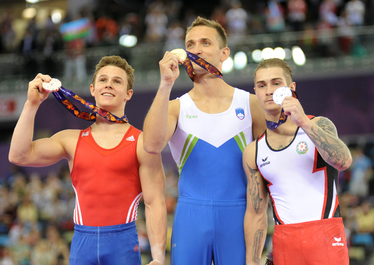 Historic victory of Azerbaijani athlete in artistic gymnastics on Day 9 of Baku 2015 (PHOTO)