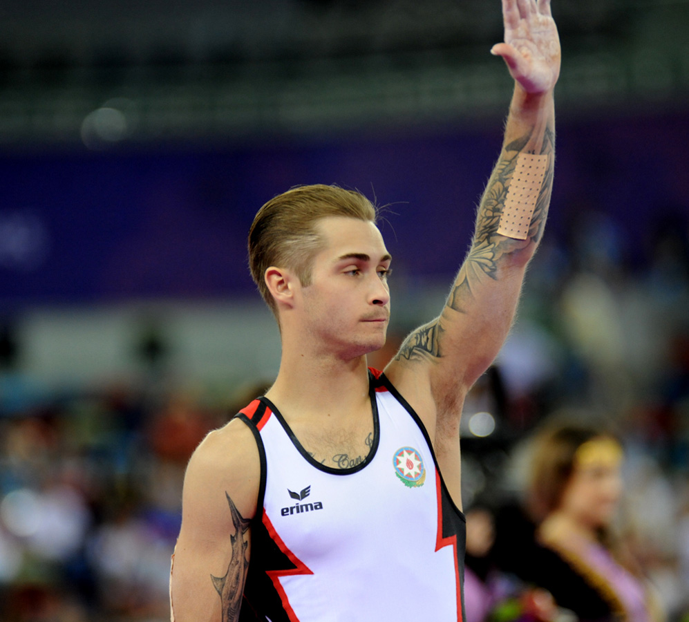 Historic victory of Azerbaijani athlete in artistic gymnastics on Day 9 of Baku 2015 (PHOTO)