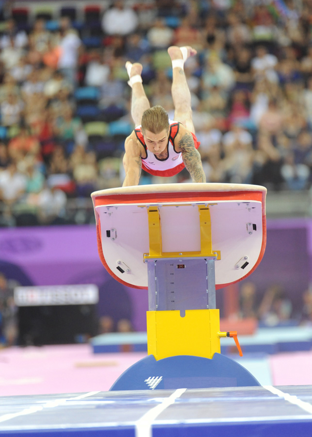 Historic victory of Azerbaijani athlete in artistic gymnastics on Day 9 of Baku 2015 (PHOTO)