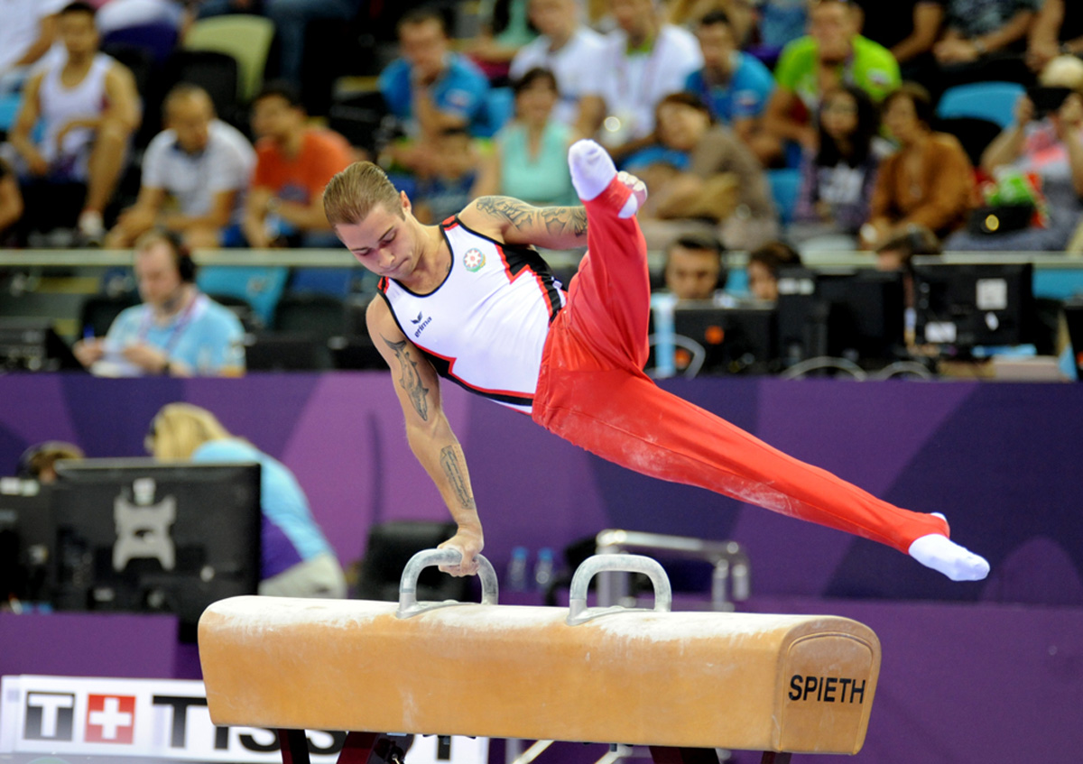 Historic victory of Azerbaijani athlete in artistic gymnastics on Day 9 of Baku 2015 (PHOTO)
