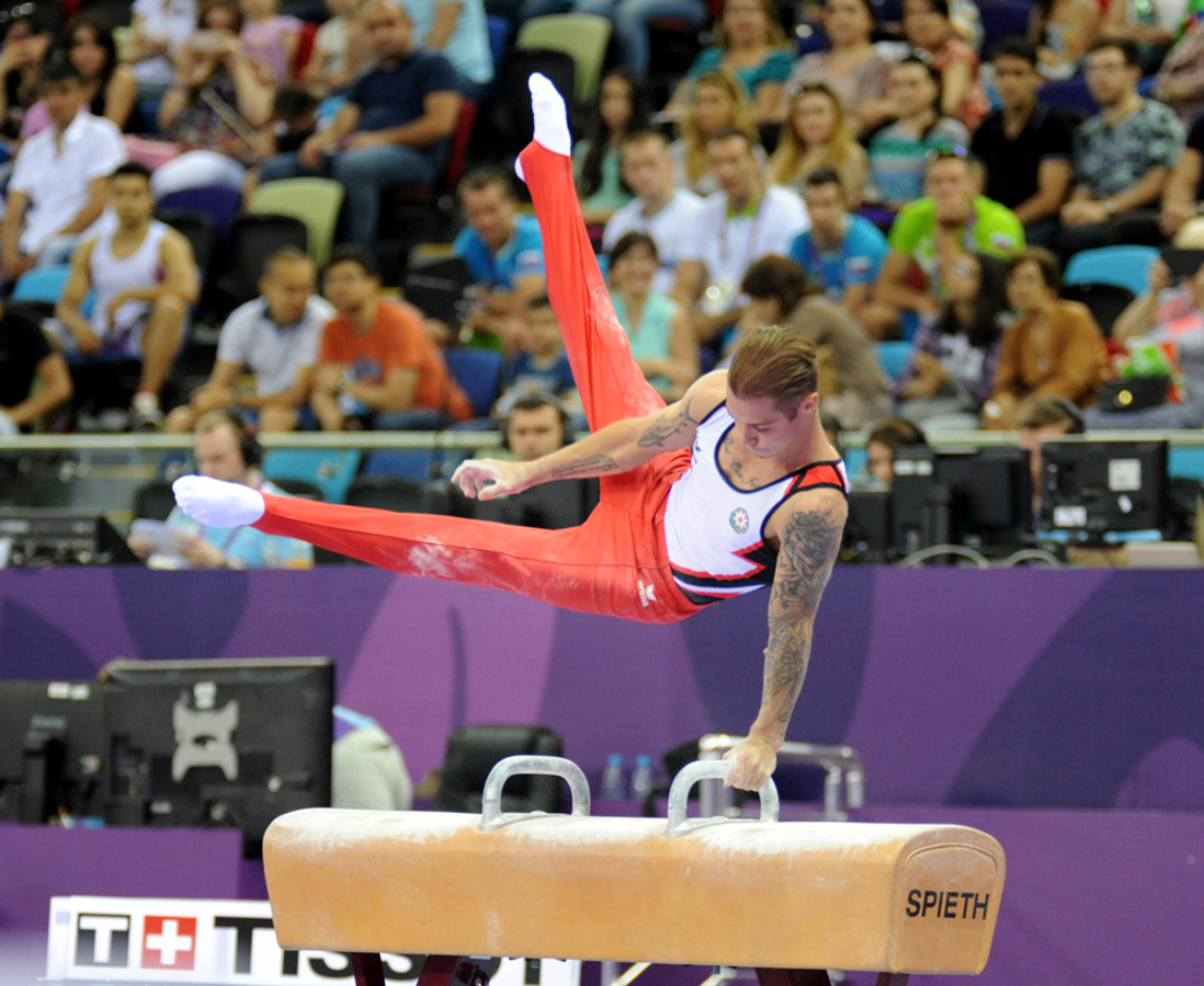 Historic victory of Azerbaijani athlete in artistic gymnastics on Day 9 of Baku 2015 (PHOTO)