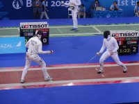 Fencing events continue at Baku 2015 (PHOTO)
