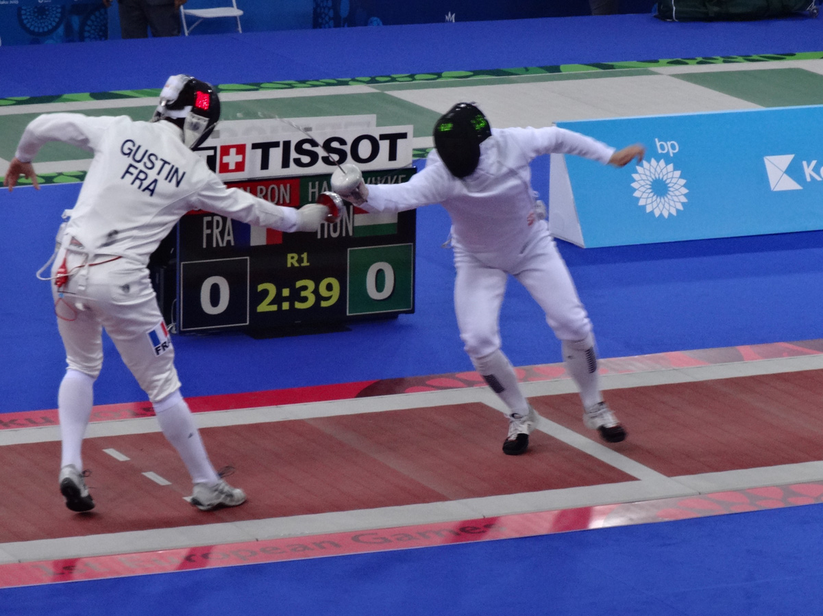 Fencing events continue at Baku 2015 (PHOTO)