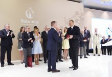 Mehriban Aliyeva awarded with “Heydar Aliyev” order for big contribution to organization of Baku 2015