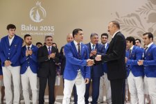 Mehriban Aliyeva awarded with “Heydar Aliyev” order for big contribution to organization of Baku 2015