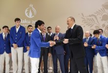 Mehriban Aliyeva awarded with “Heydar Aliyev” order for big contribution to organization of Baku 2015