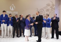 Mehriban Aliyeva awarded with “Heydar Aliyev” order for big contribution to organization of Baku 2015