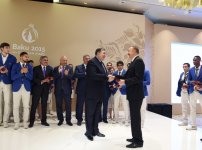 Mehriban Aliyeva awarded with “Heydar Aliyev” order for big contribution to organization of Baku 2015