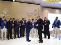 Mehriban Aliyeva awarded with “Heydar Aliyev” order for big contribution to organization of Baku 2015