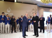 Mehriban Aliyeva awarded with “Heydar Aliyev” order for big contribution to organization of Baku 2015