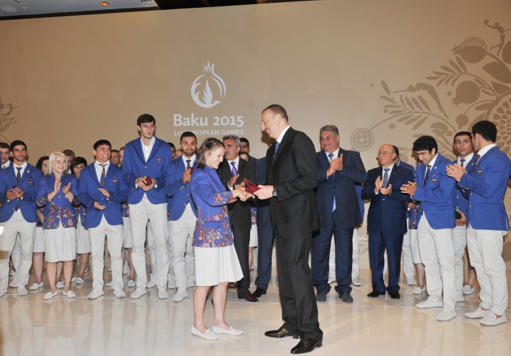 Mehriban Aliyeva awarded with “Heydar Aliyev” order for big contribution to organization of Baku 2015