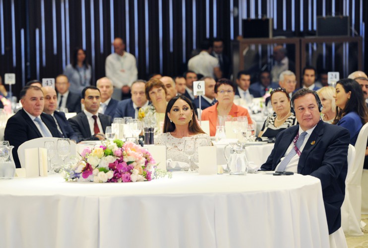 Mehriban Aliyeva awarded with “Heydar Aliyev” order for big contribution to organization of Baku 2015