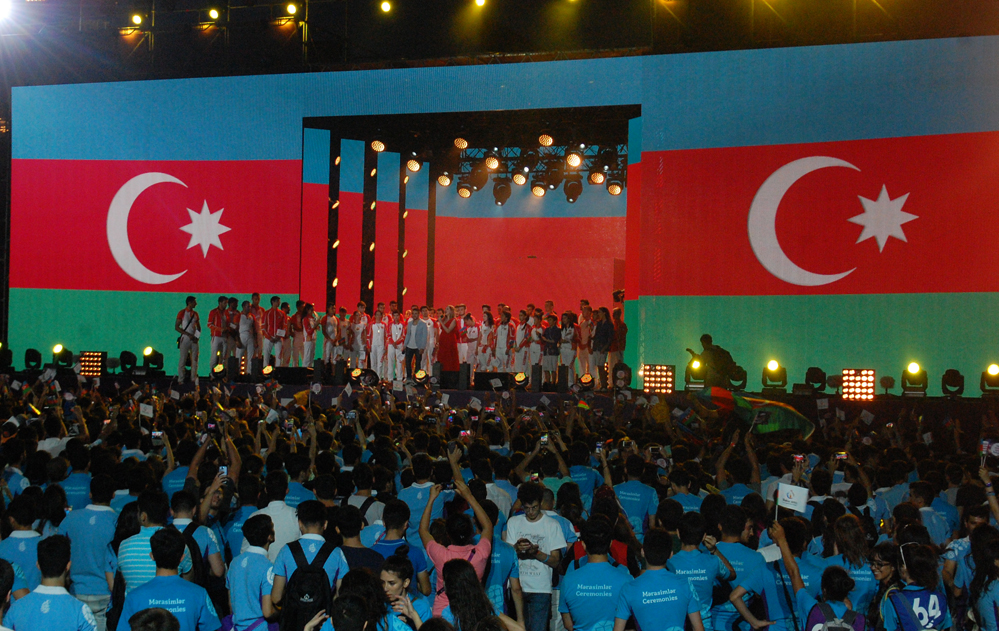 Baku hosted a parade dedicated to European games (PHOTO)