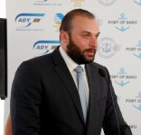 Baku receives first train via Trans-Caspian int’l transport route (PHOTO)