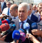Baku receives first train via Trans-Caspian int’l transport route (PHOTO)