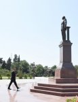 Azerbaijani president attends opening of park-boulevard after Heydar Aliyev in Jalilabad