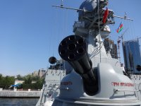 Friendly visit by Russian military ships to Azerbaijan (PHOTO)