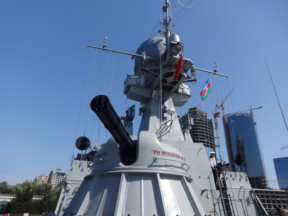 Friendly visit by Russian military ships to Azerbaijan (PHOTO)