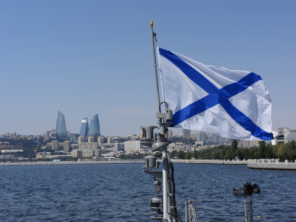 Friendly visit by Russian military ships to Azerbaijan (PHOTO)