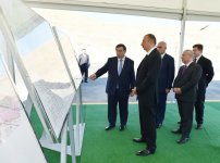 Azerbaijani president attends ceremony of water supply from Takhtakorpu-Jeyranbatan canal (PHOTO)