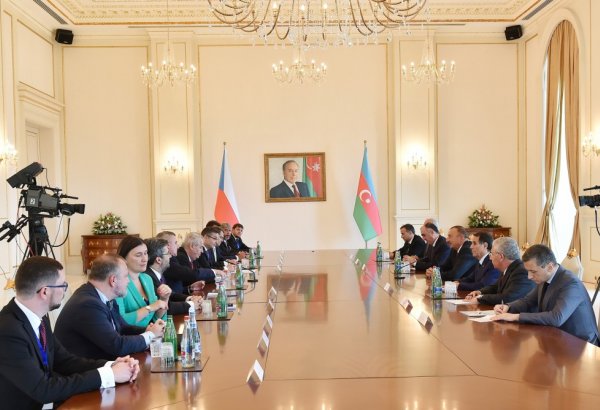 Azerbaijan eyes wider economic co-op with Czech Republic, president says