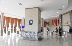 Azerbaijani president attends opening of Flag Square in Kurdamir district