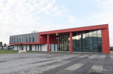 Azerbaijani president, his spouse attend opening of school complex and Golf Club