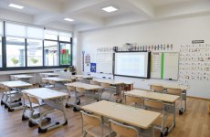 Azerbaijani president, his spouse attend opening of school complex and Golf Club