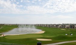 Azerbaijani president, his spouse attend opening of school complex and Golf Club