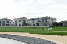 Azerbaijani president, his spouse attend opening of school complex and Golf Club
